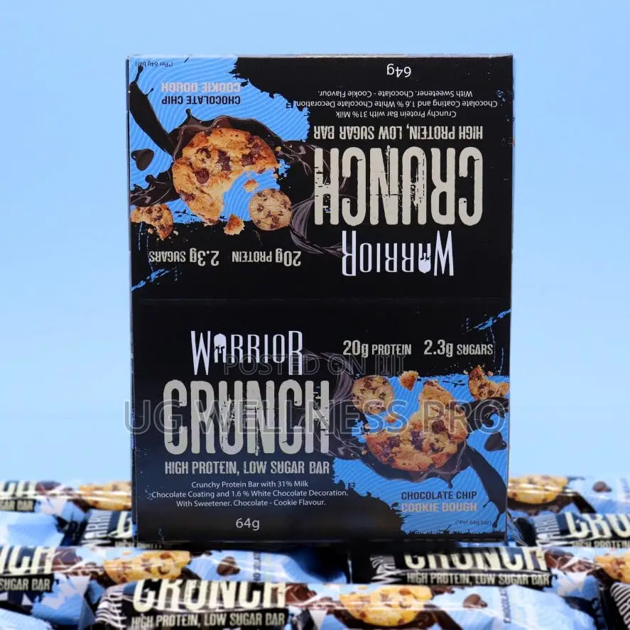 Warrior Crunch Protein Bars High Protein Low Sugar Calorie 12 Pieces