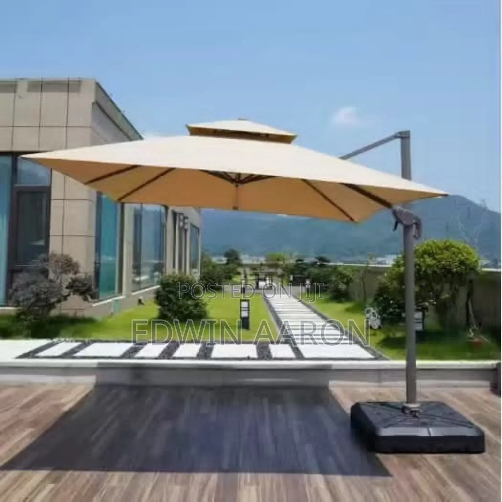 Adjustable Cantilever Garden Patio Umbrella