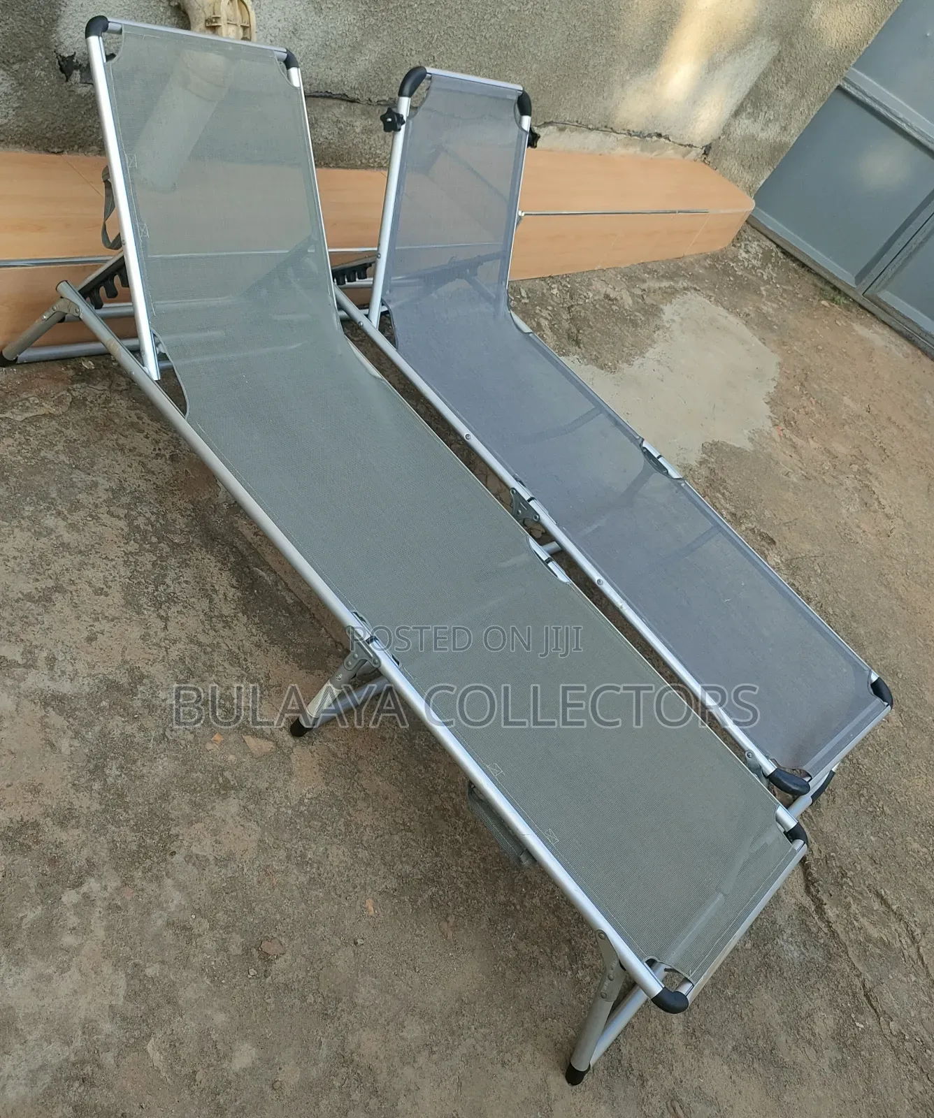 UK Used Songmics Folding Sun Lounger/Garden Chairs/Beach Chairs