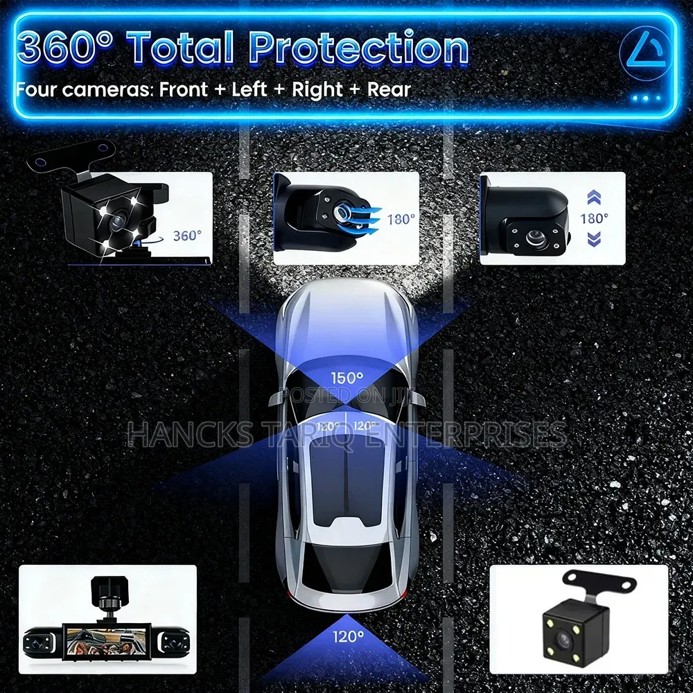 Multi-Lens Car Dashboard Camera / Video Car DVR.