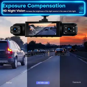 Multi-Lens Car Dashboard Camera / Video Car DVR.