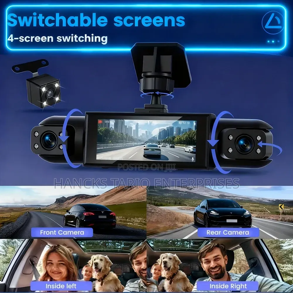 Multi-Lens Car Dashboard Camera / Video Car DVR.