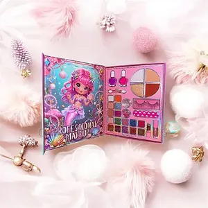 29Pcs Realistic Mermaid Makeup Kit for Baby Baby Girl