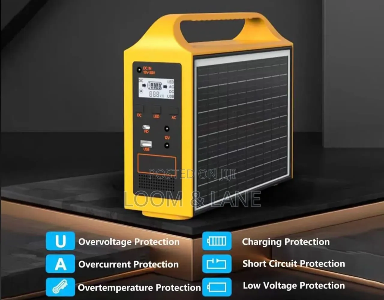 Eg013Li 100W Portable Power Station Solar Generator