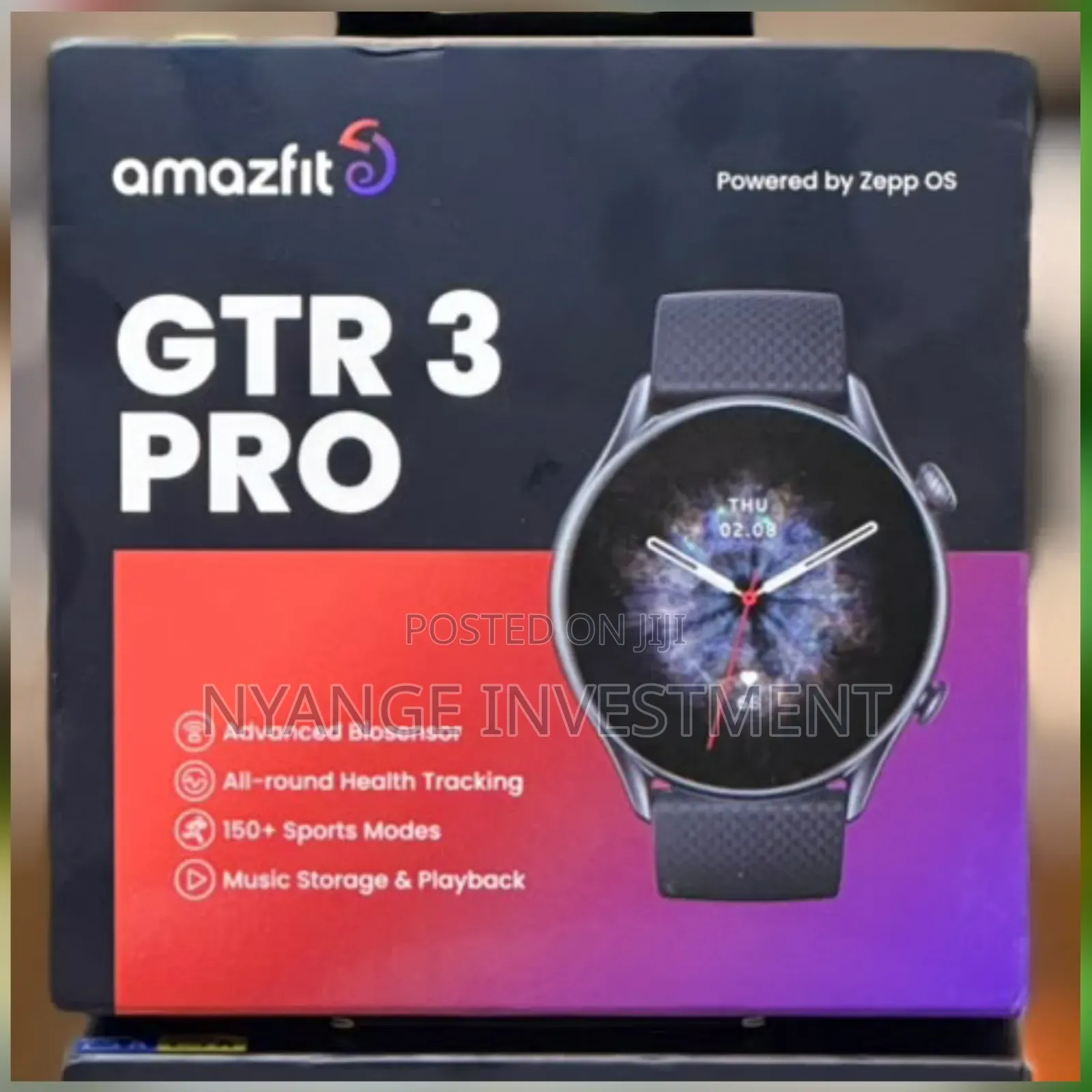 Amazfit GTR 3 Pro Smart Watch 1.45" Ultra HD AMOLED Display 24hrs