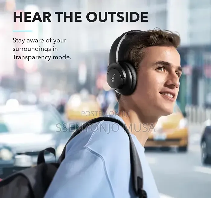 Soundcore by Anker Q20i Hybrid ANC Wireless Over-Ear BT Headphones