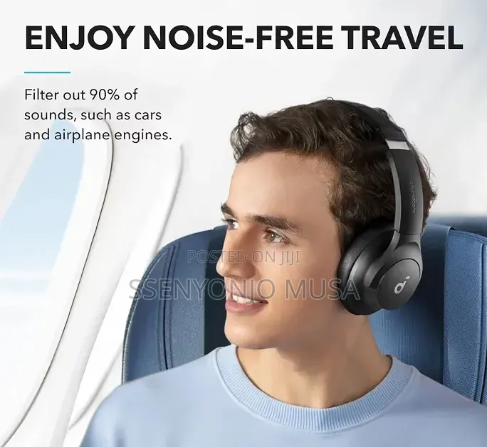 Soundcore by Anker Q20i Hybrid ANC Wireless Over-Ear BT Headphones
