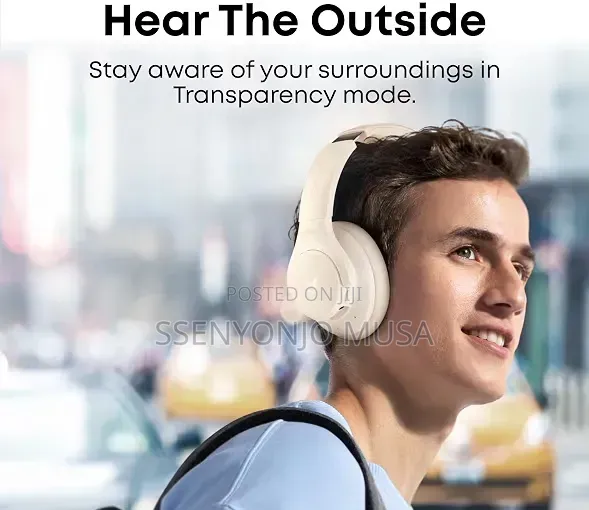 Soundcore by Anker Q20i Hybrid ANC Wireless Over-Ear BT Headphones