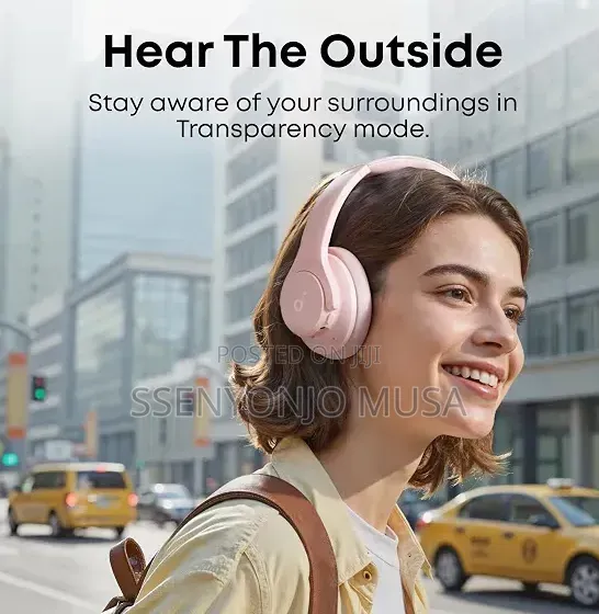 Soundcore by Anker Q20i Hybrid ANC Wireless Over-Ear BT Headphones