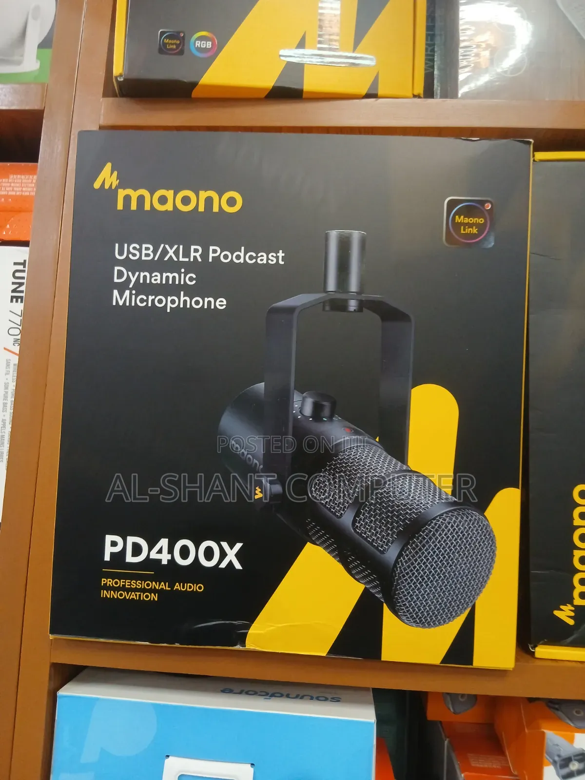 Maono PD400x USB/XLR Podcast Dynamic Microphone