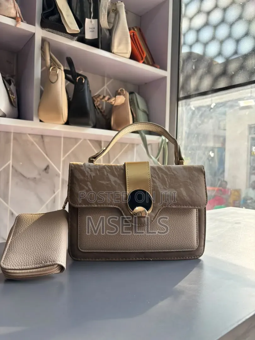 Cross Body Bag (Gold Beige)
