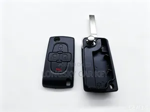 Peugeot Insert to Start Car Key Shells/Cases