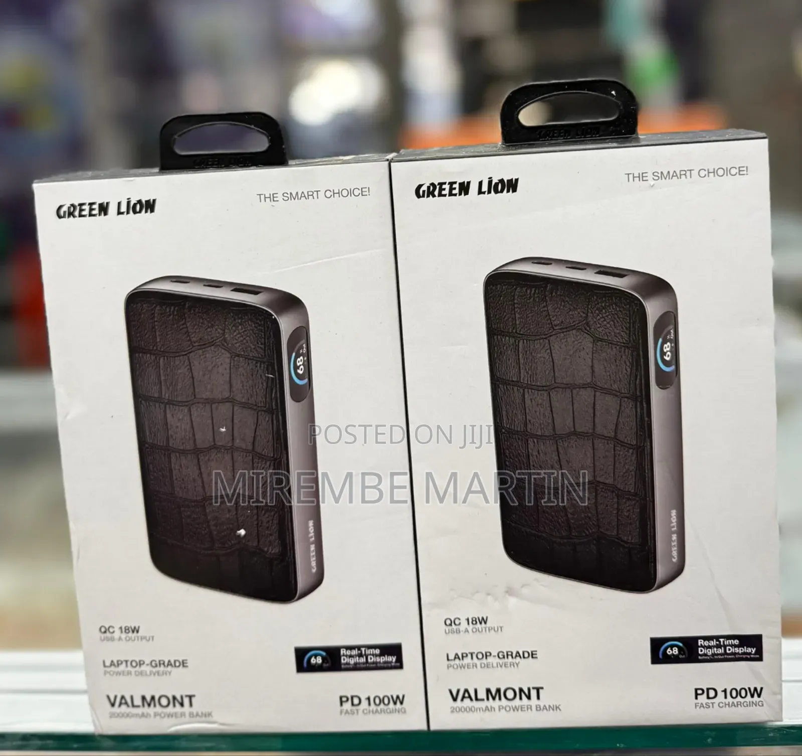 Green Lion Valmont 20000mAh Power Bank
