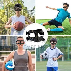 Sports Face Guard Face Shield Mask- Black