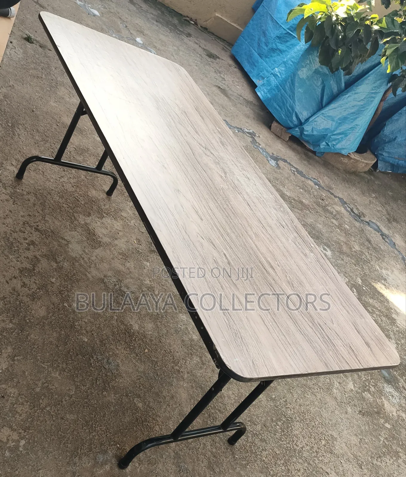 UK Used Flash Furniture 5-Foot Rectangular Wood Folding Banquet Table.
