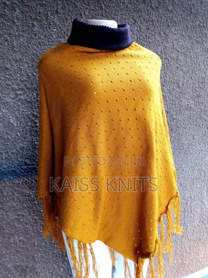 Oak Yellow Shawl Poncho