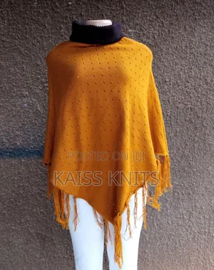 Oak Yellow Shawl Poncho