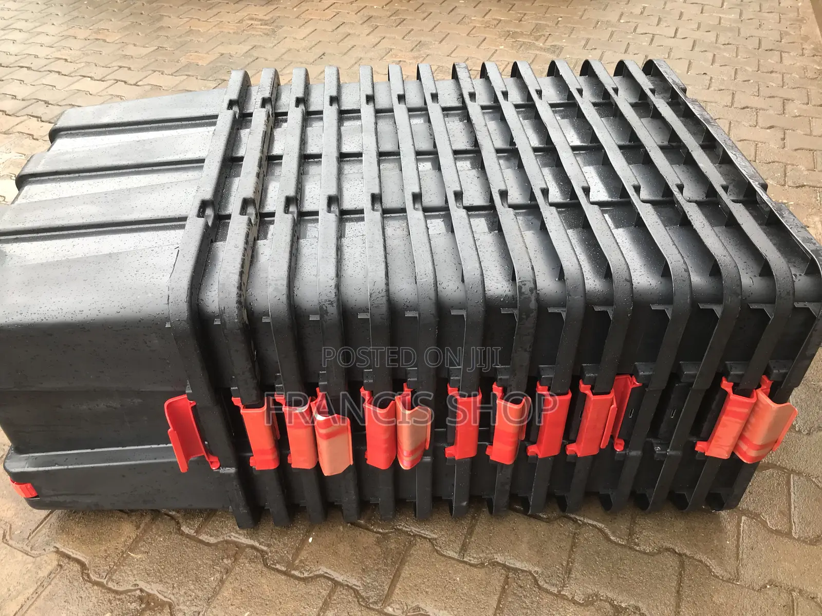 Heavy Duty Black Plastic Storage /Equipment Boxes