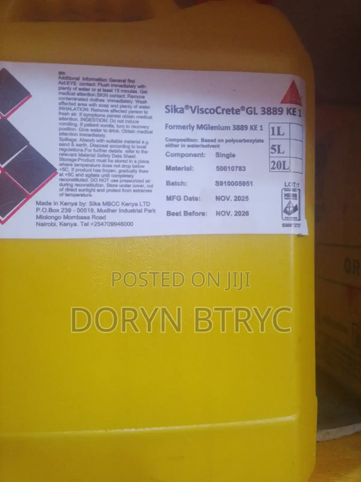 Sika Viscocrete GL 3889 kE
