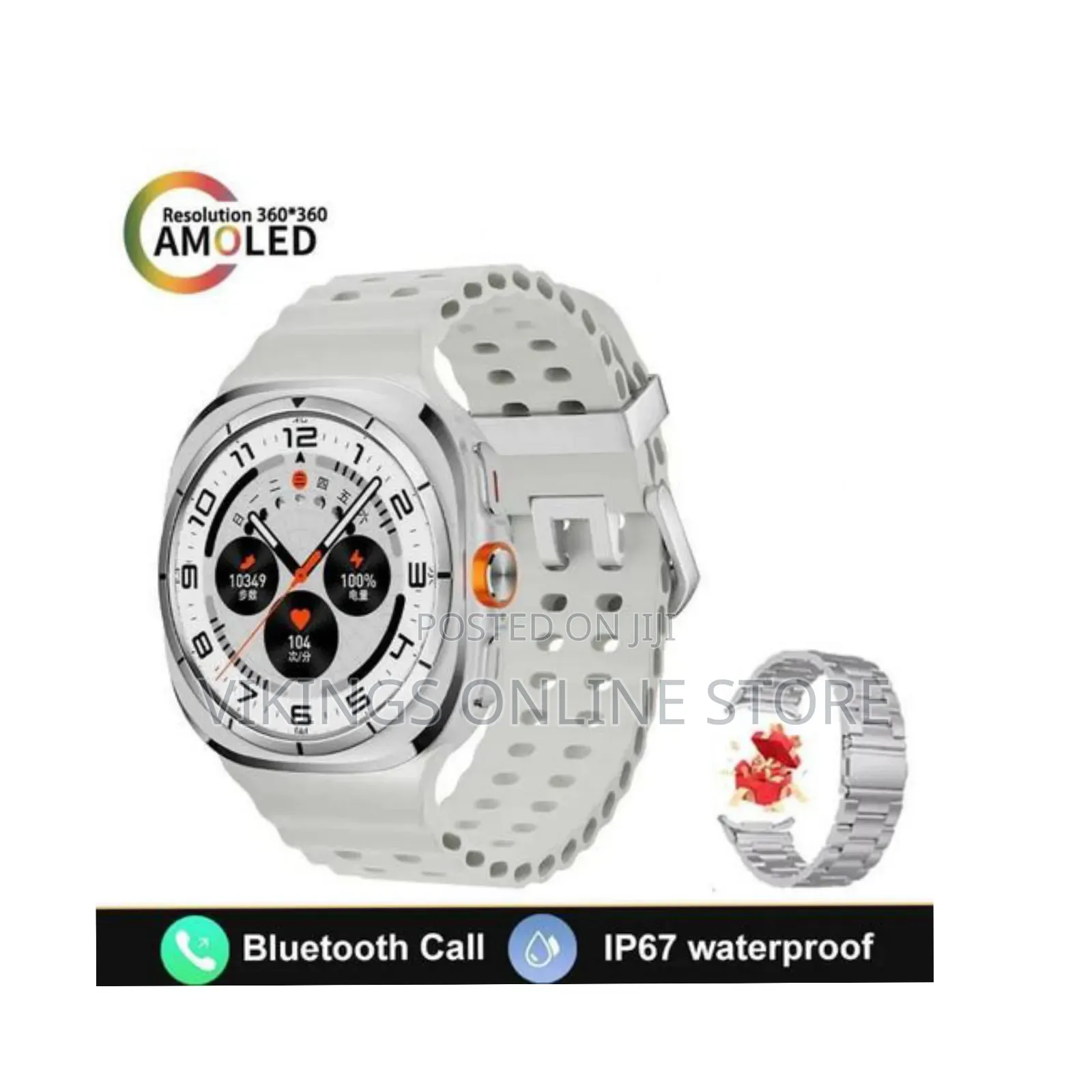 Kalobee America SK7 Ultra Smartwatch 1.53 Inch 128M 500mA Outdoor