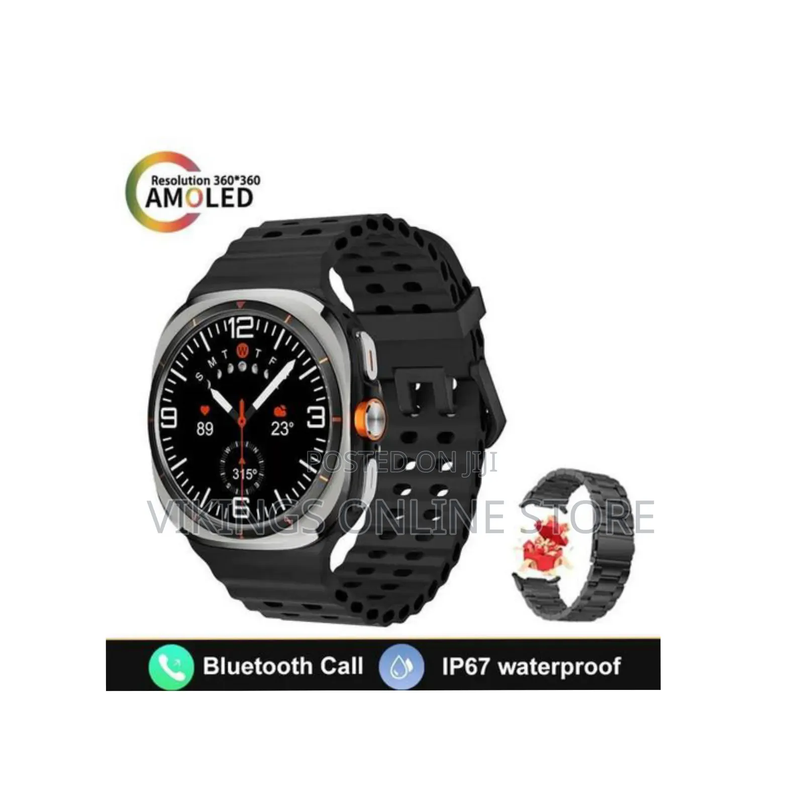 Kalobee America SK7 Ultra Smartwatch 1.53 Inch 128M 500mA Outdoor