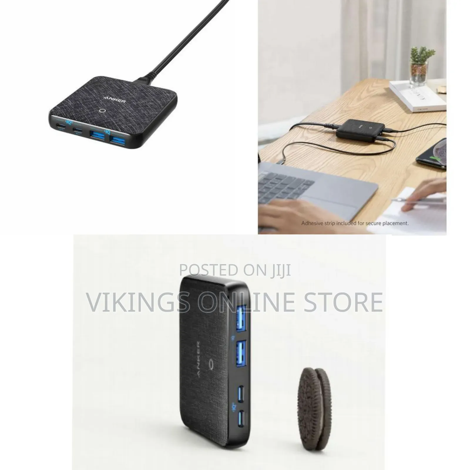 Anker USB C Fast Charger, PowerPort Atom III Slim 65W 4 Port PIQ 3.0
