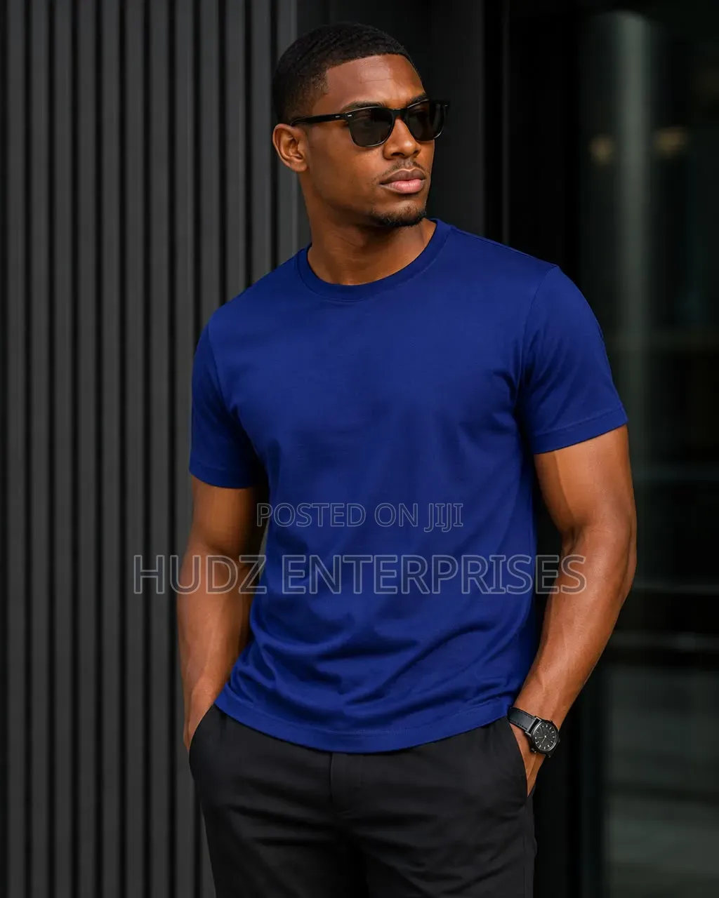 Royal Blue Round T-Shirt