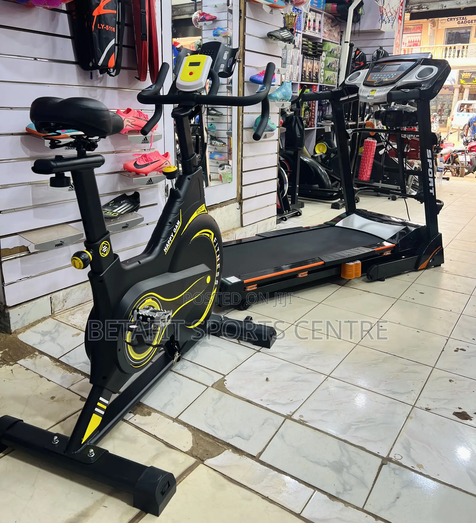 Commercial Treadmill With Exercise Bike