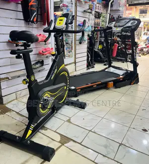 Commercial Treadmill With Exercise Bike