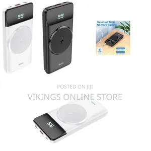 Hoco J76 Mobile Power Bank With Magnetic Wireless Charging, 10000mAh