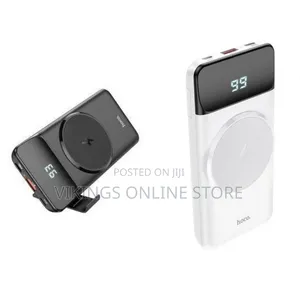 Hoco J76 Mobile Power Bank With Magnetic Wireless Charging, 10000mAh