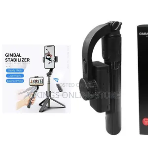 Gimbal Stabilizer Selfie Stick Tripod, L08 Anti-Shake Smart Selfie