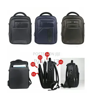 Black Backpack Is a 14.5-Inch Laptop and Student Book Bag