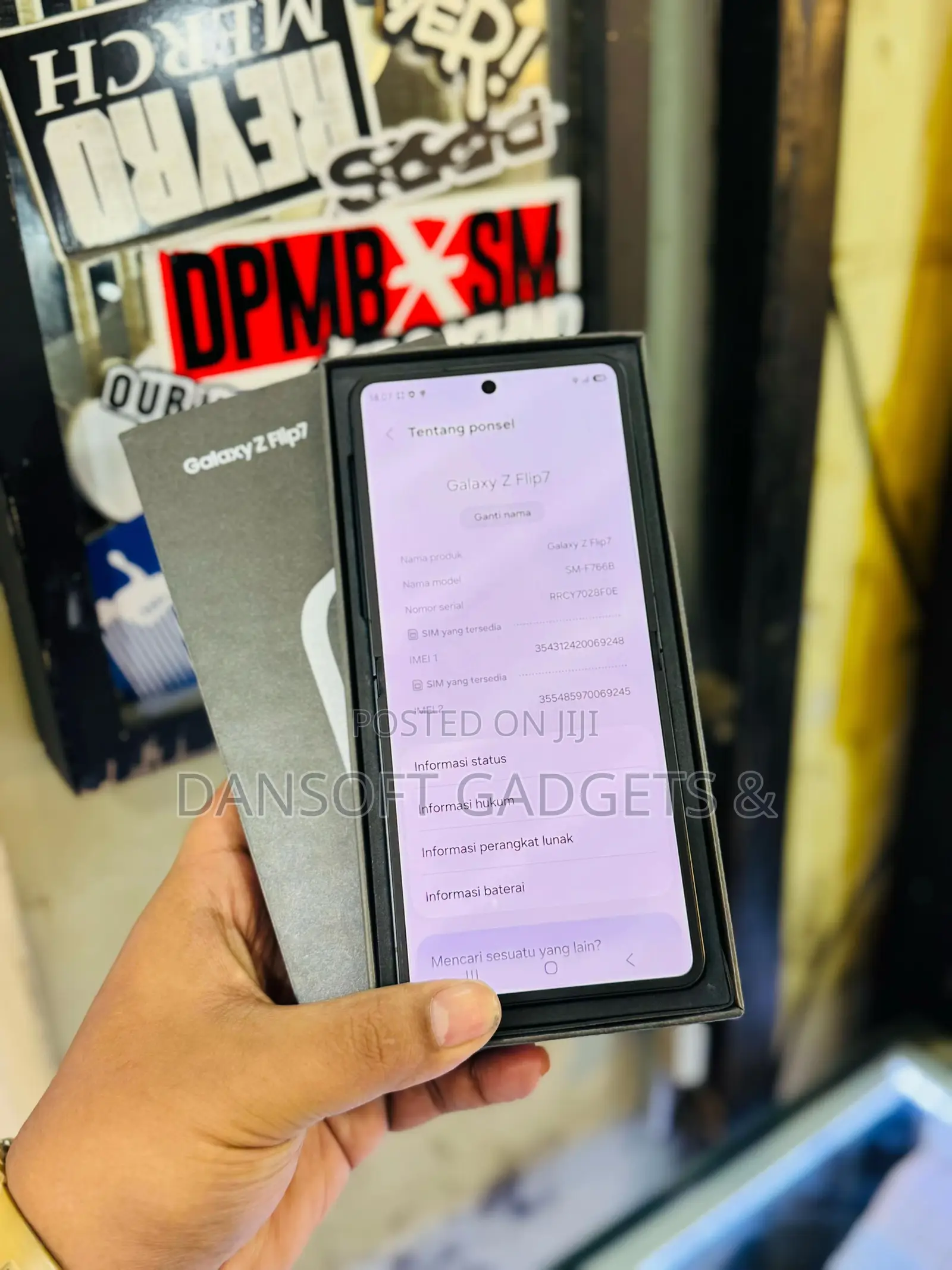 New Samsung Galaxy Z Flip7 512 GB Black