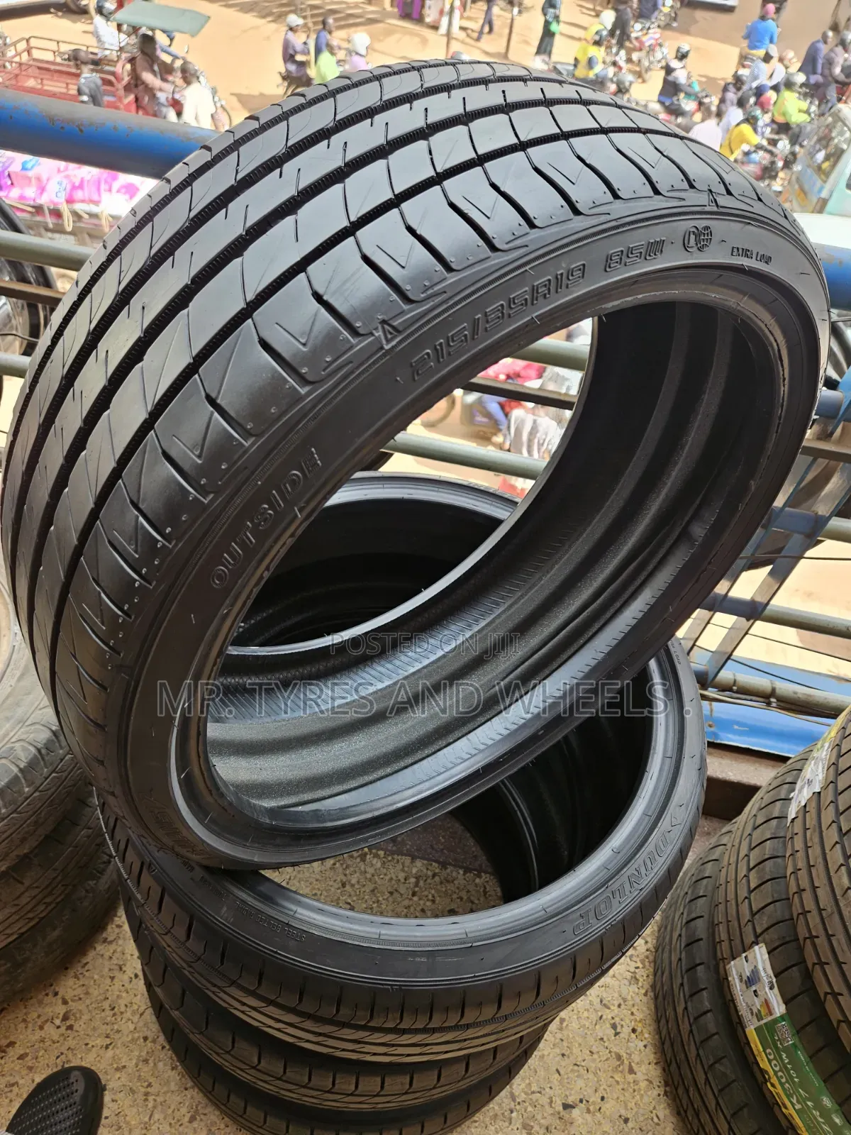 215 35 R19 Dunlop One of the Strongest Types in Low Profile Tires.