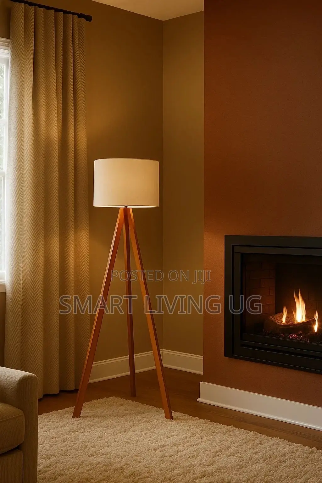 Minimalist Floor Lamp – Warm Cozy Home Lighting