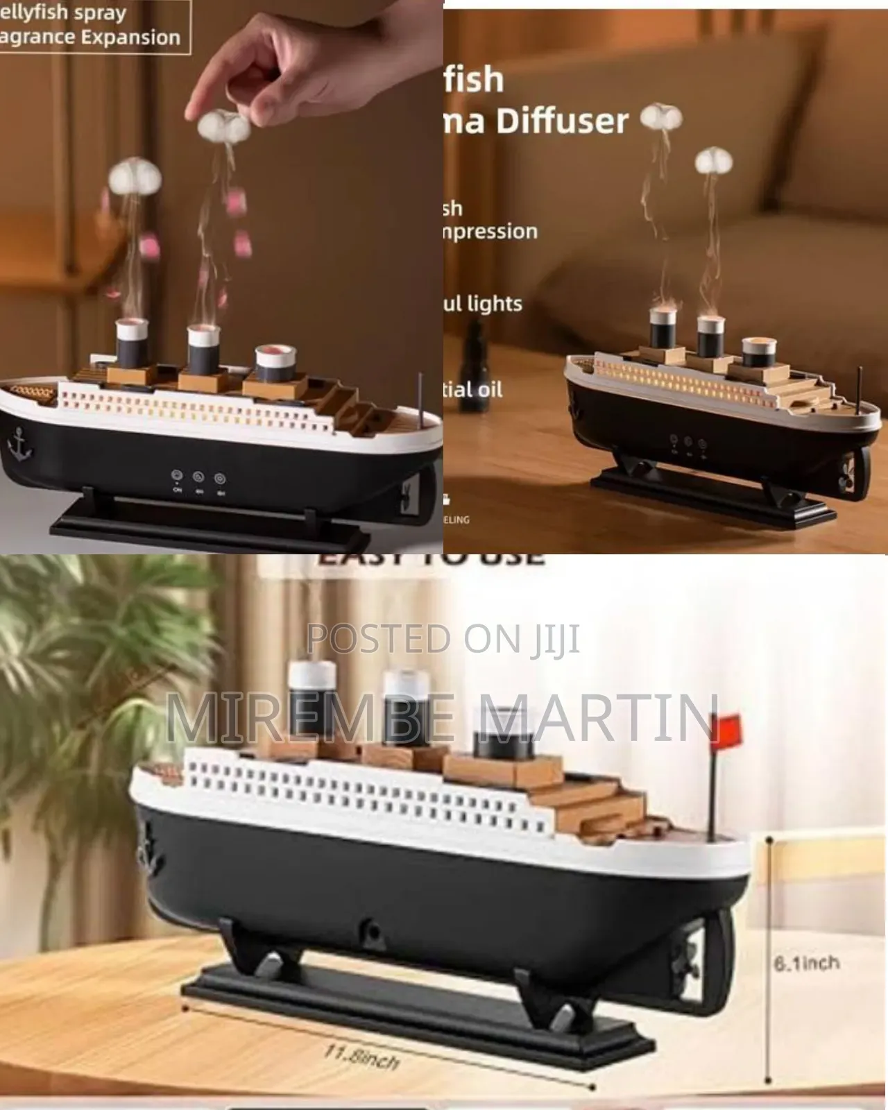 Titanic Jellyfish Essential Oil Diffuser Humidifier