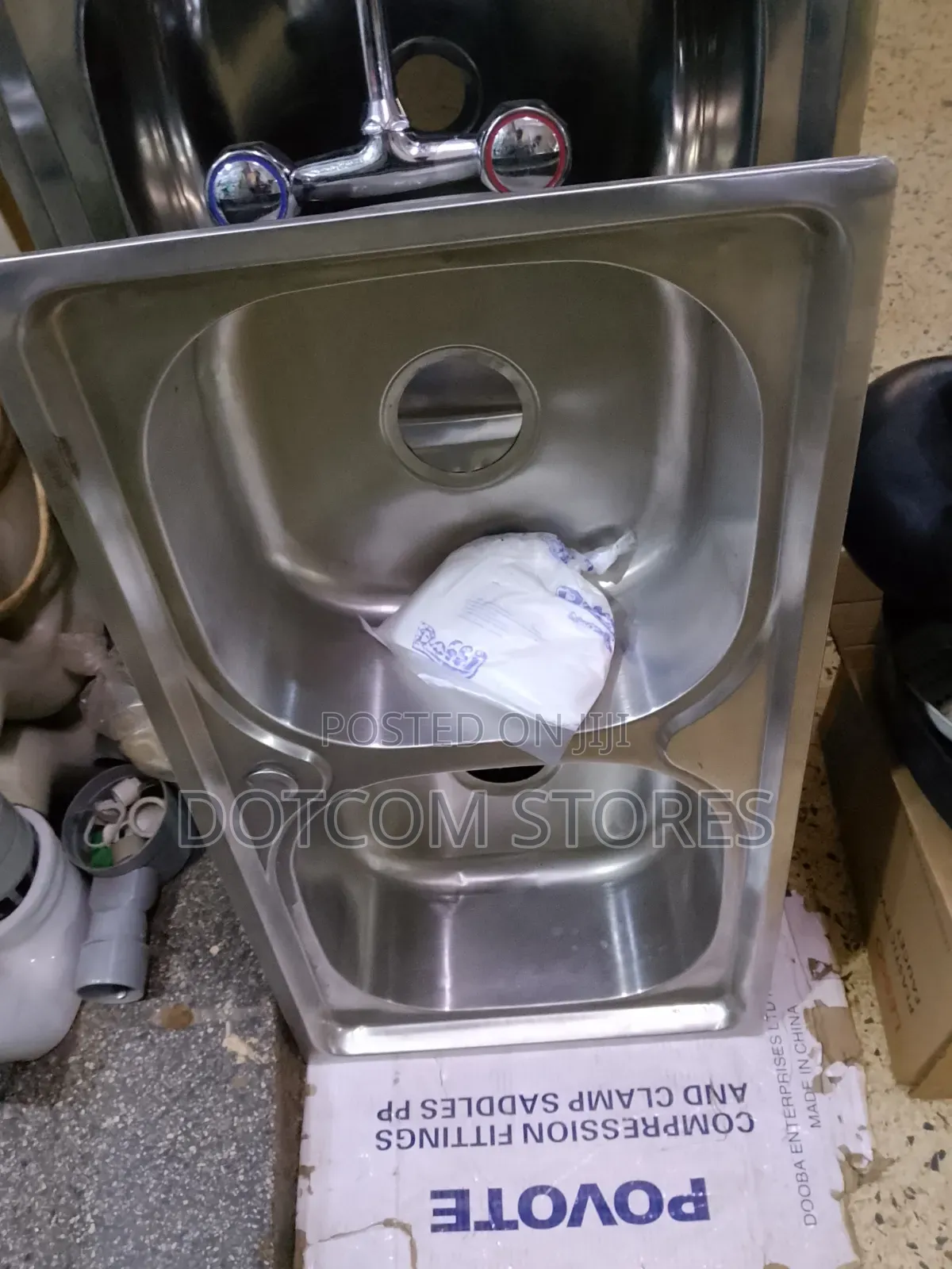 Double Bowl Armless Kitchen Sink