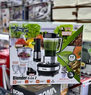 DSP 6-in-1 Multifunctional Blender and Food Processor