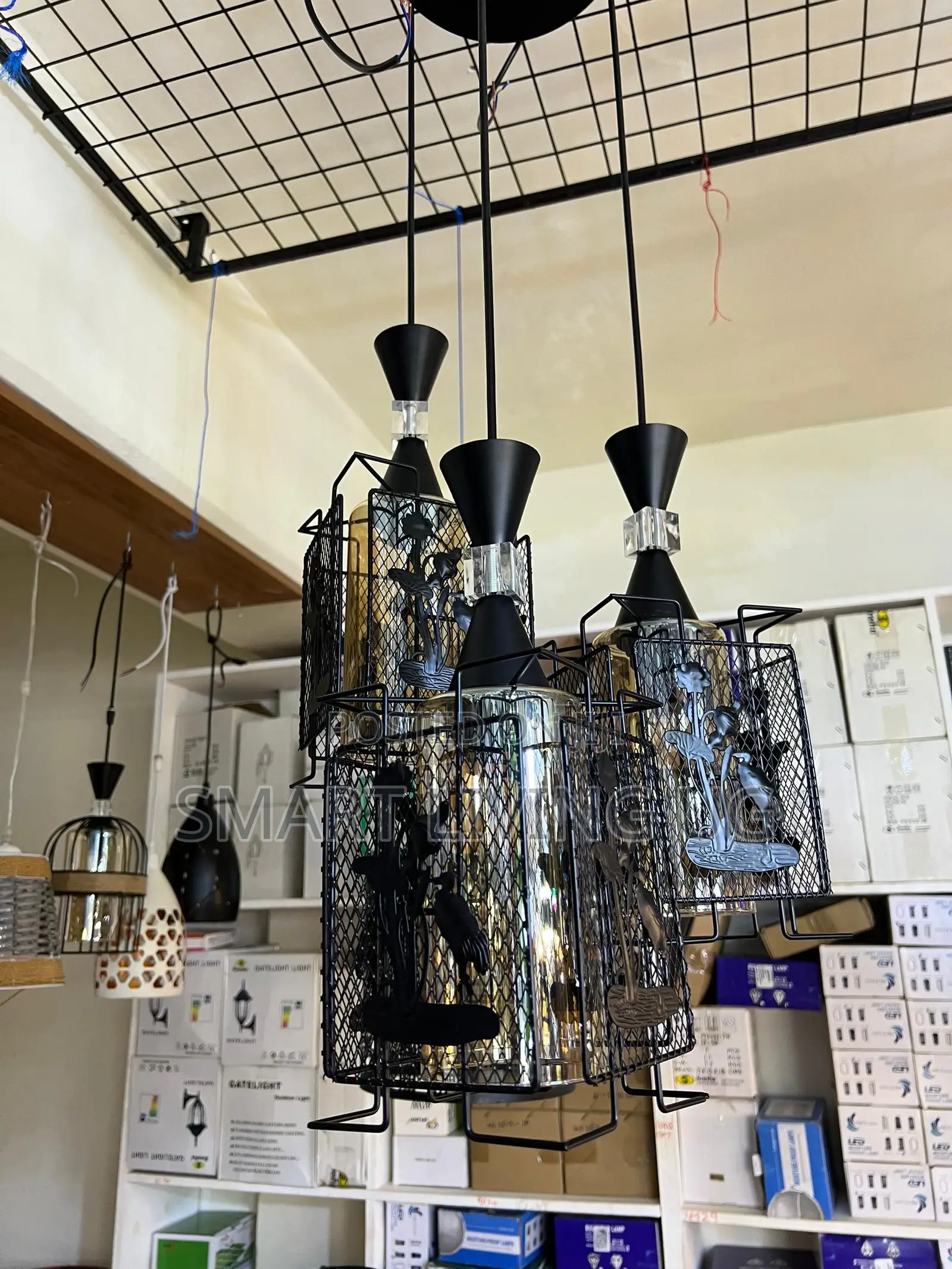 3Pcs Kitchen Black Pendants