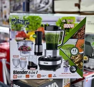 DSP 6-in-1 Multifunctional Blender and Food Processor
