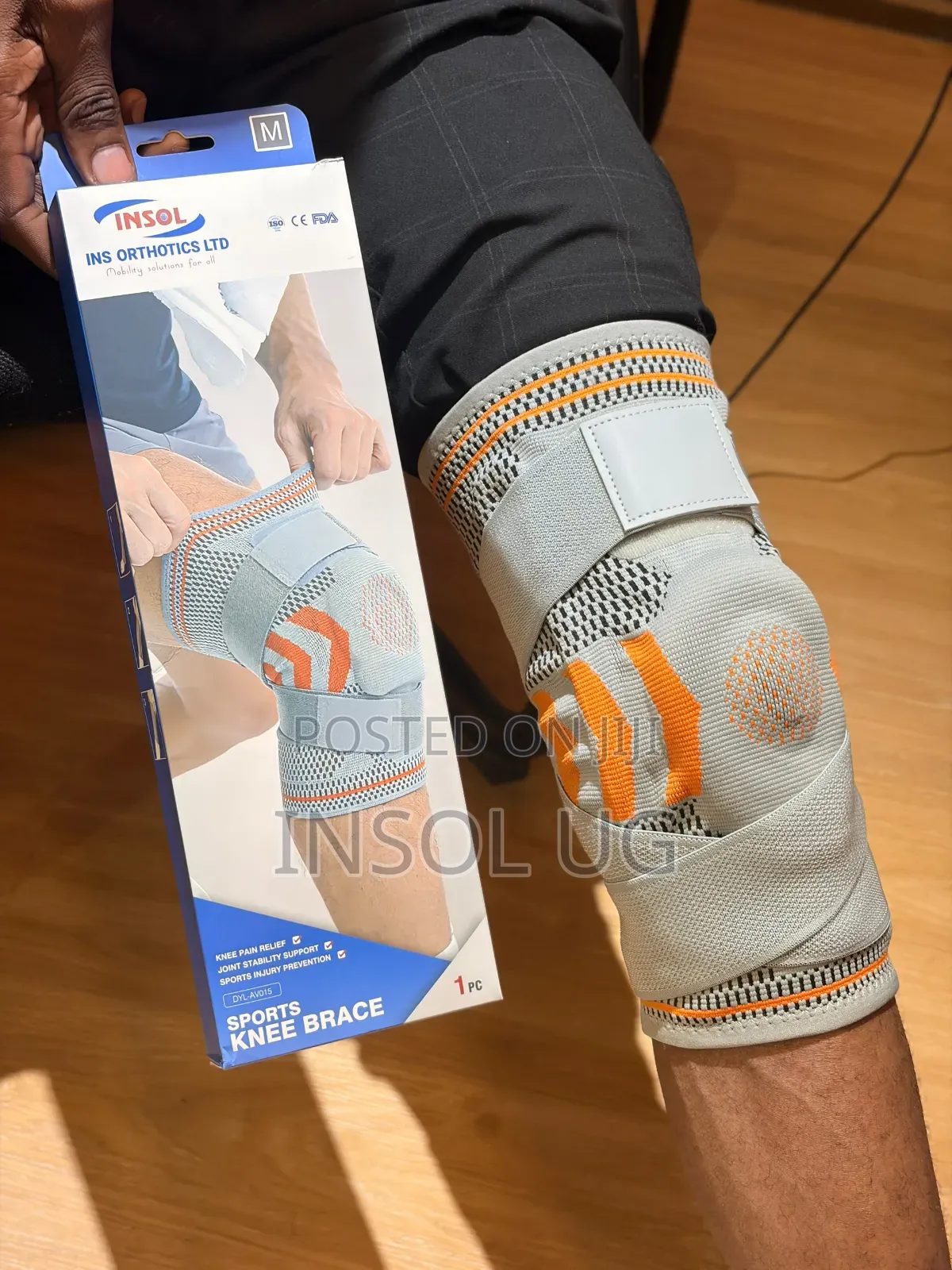 Sports Knee Sleeve With Patella Gel Pad