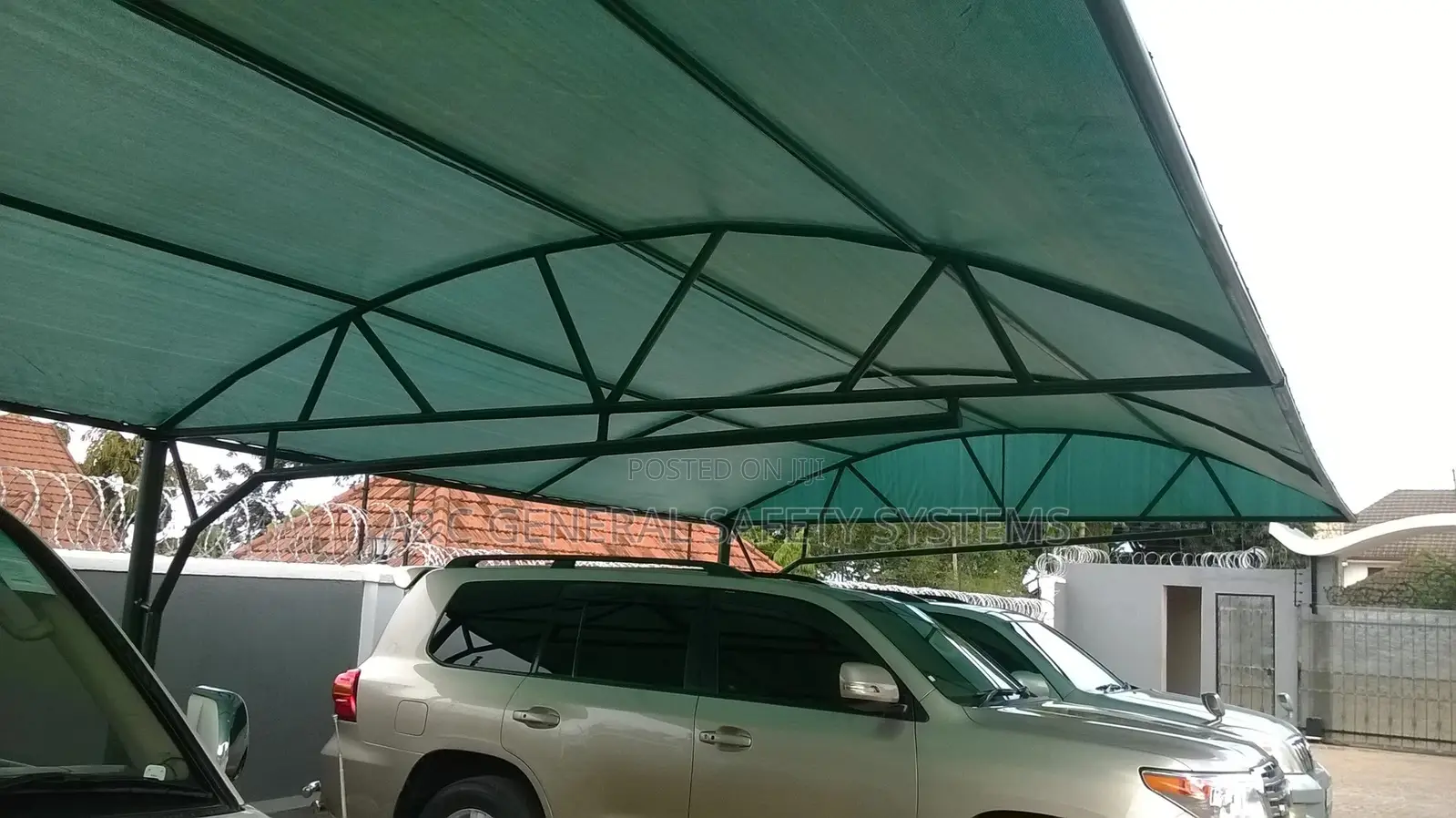 4 Cars Shade Parking Water and Sun Proof 100%