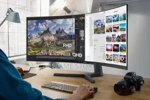 Brand New Samsung Curved Monitors Make Witch Doctor Lose His Job