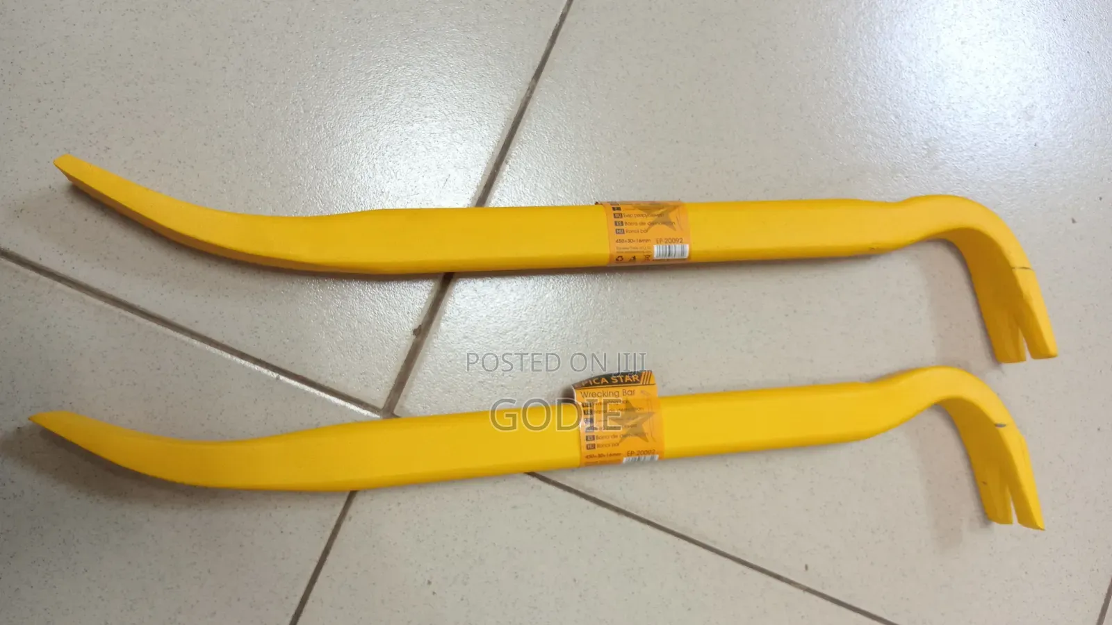 Heavy-Duty Steel Wrecking Bars