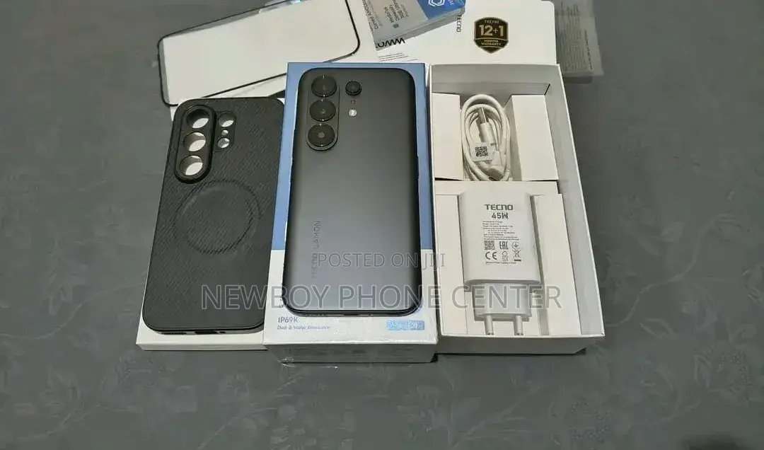 New Tecno Camon 50 256 GB Black