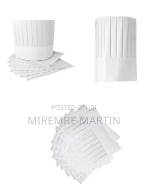 10 Pieces Disposable Chef Hats.