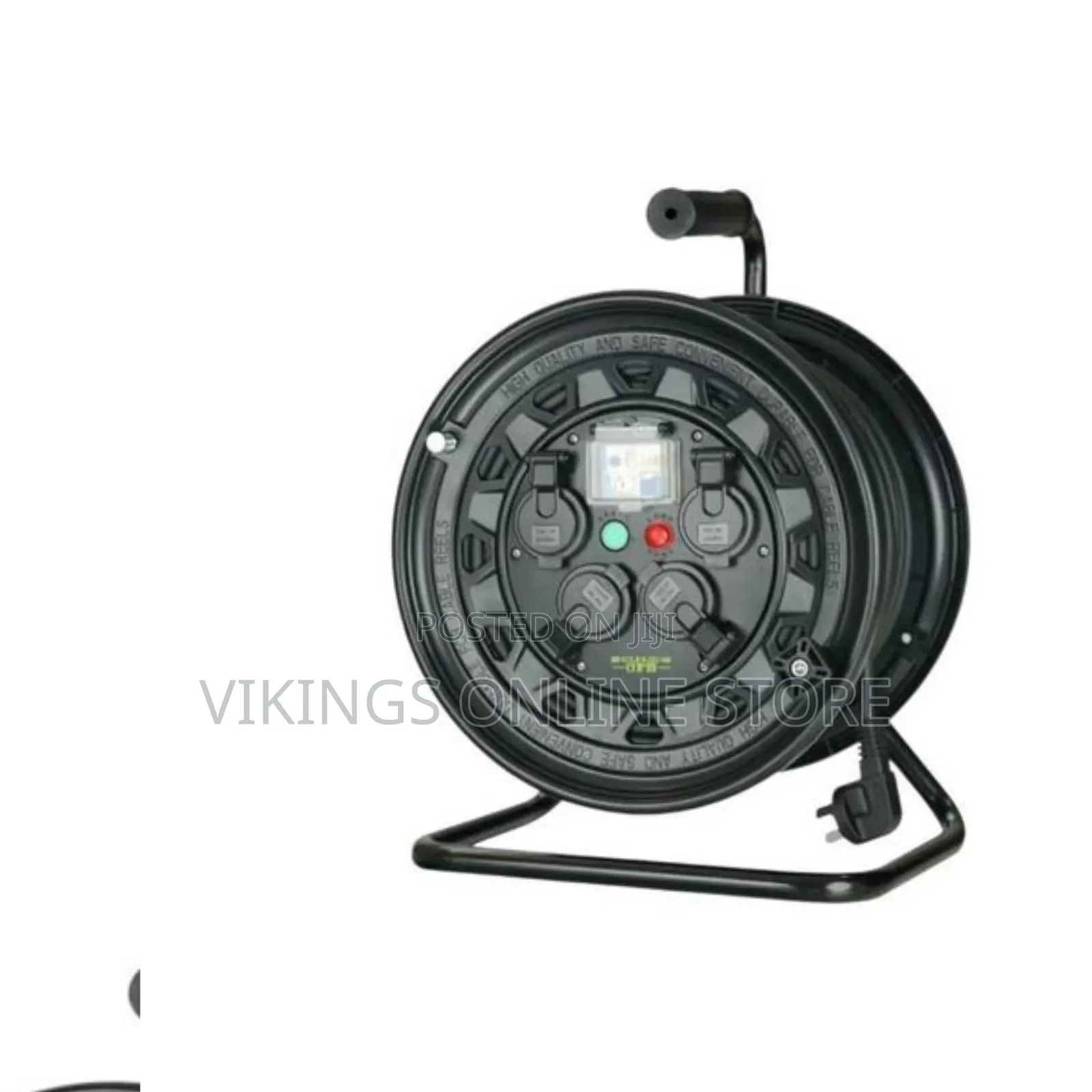 Heavy-Duty Industrial Extension Cable Reel Charger Digital Energy