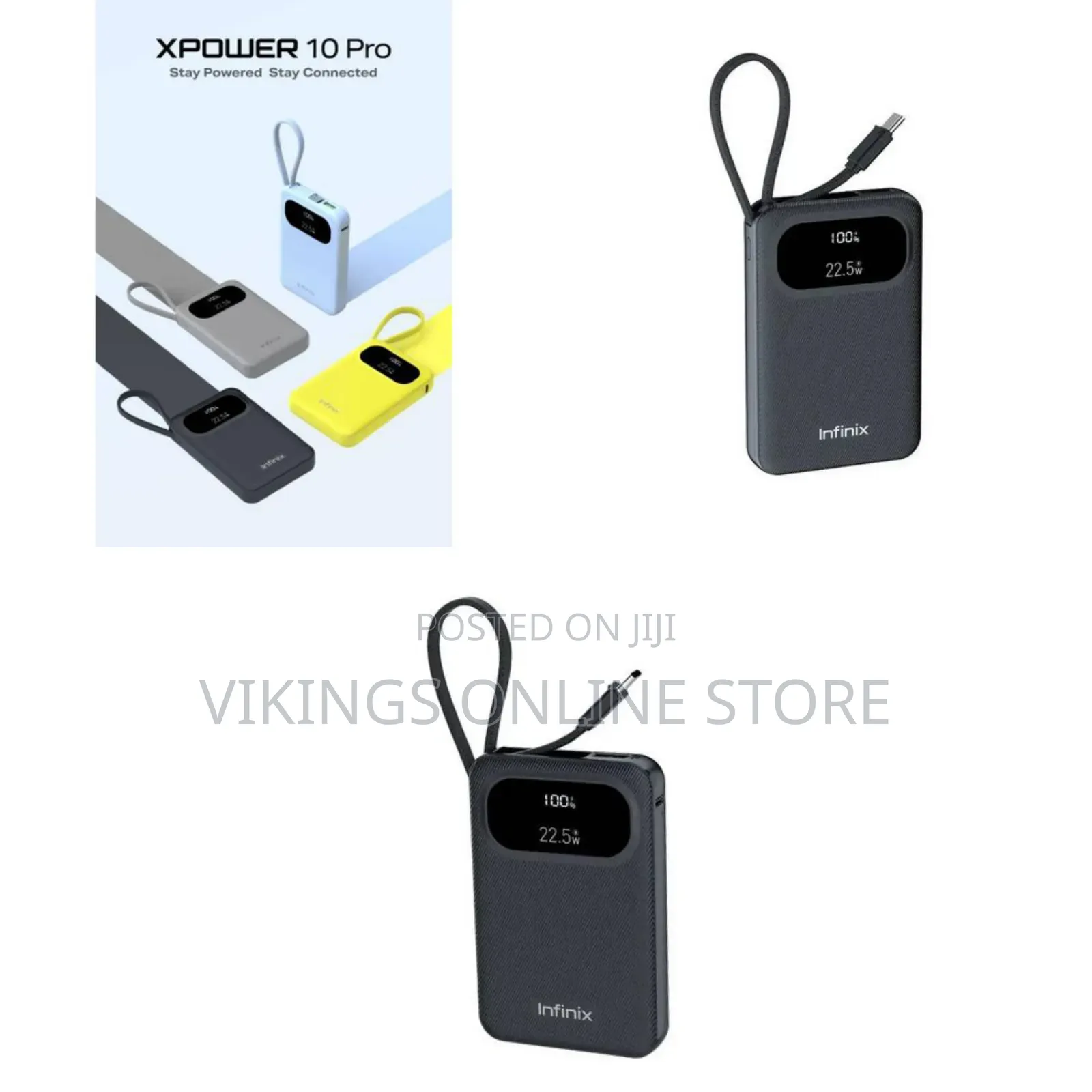 10000 mAh Infinix XPower 10 PRO - XP10Pro - Power Bank With Type C