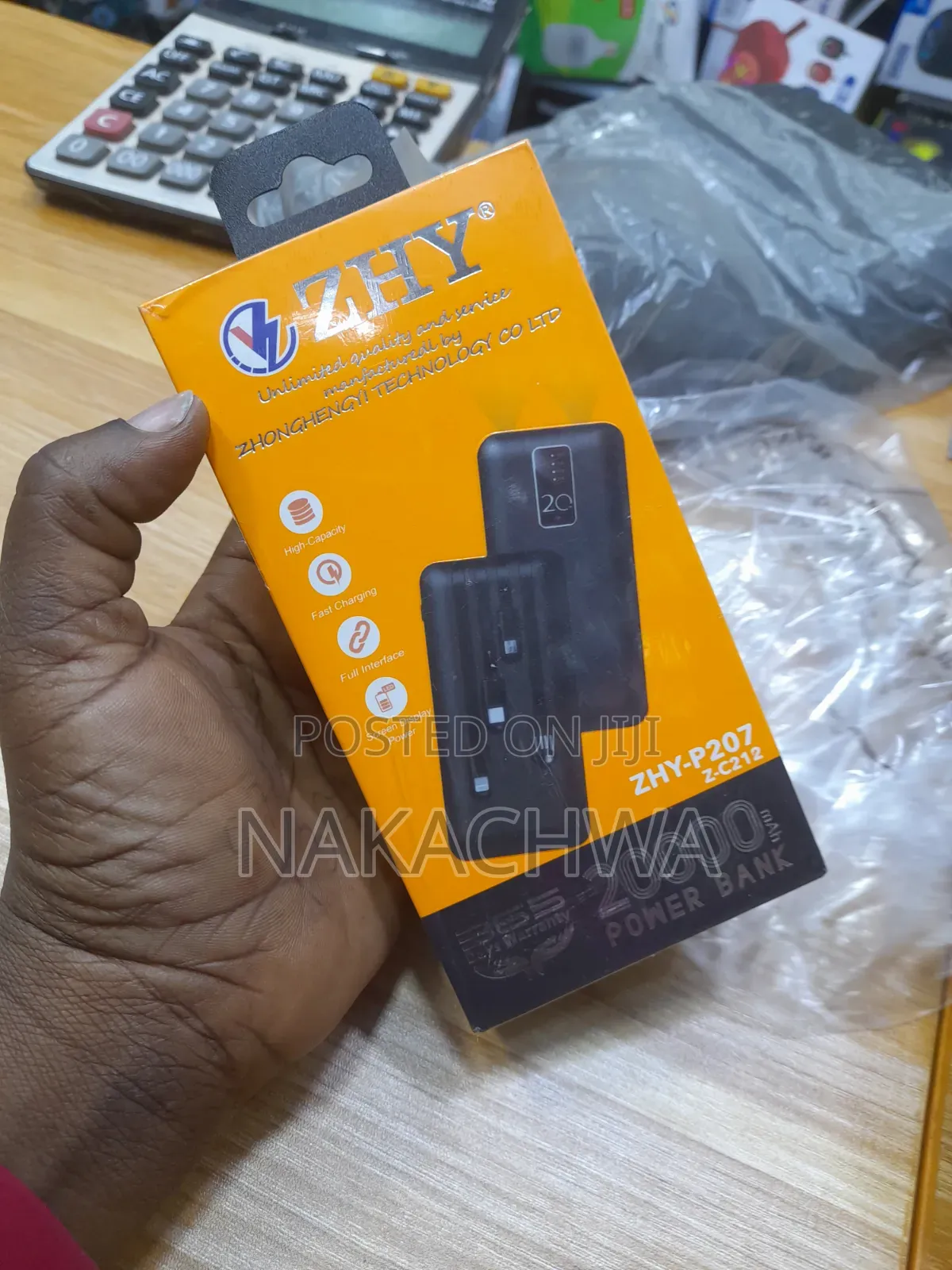 Orgainal ZHY Power Bank of 20000 Mah
